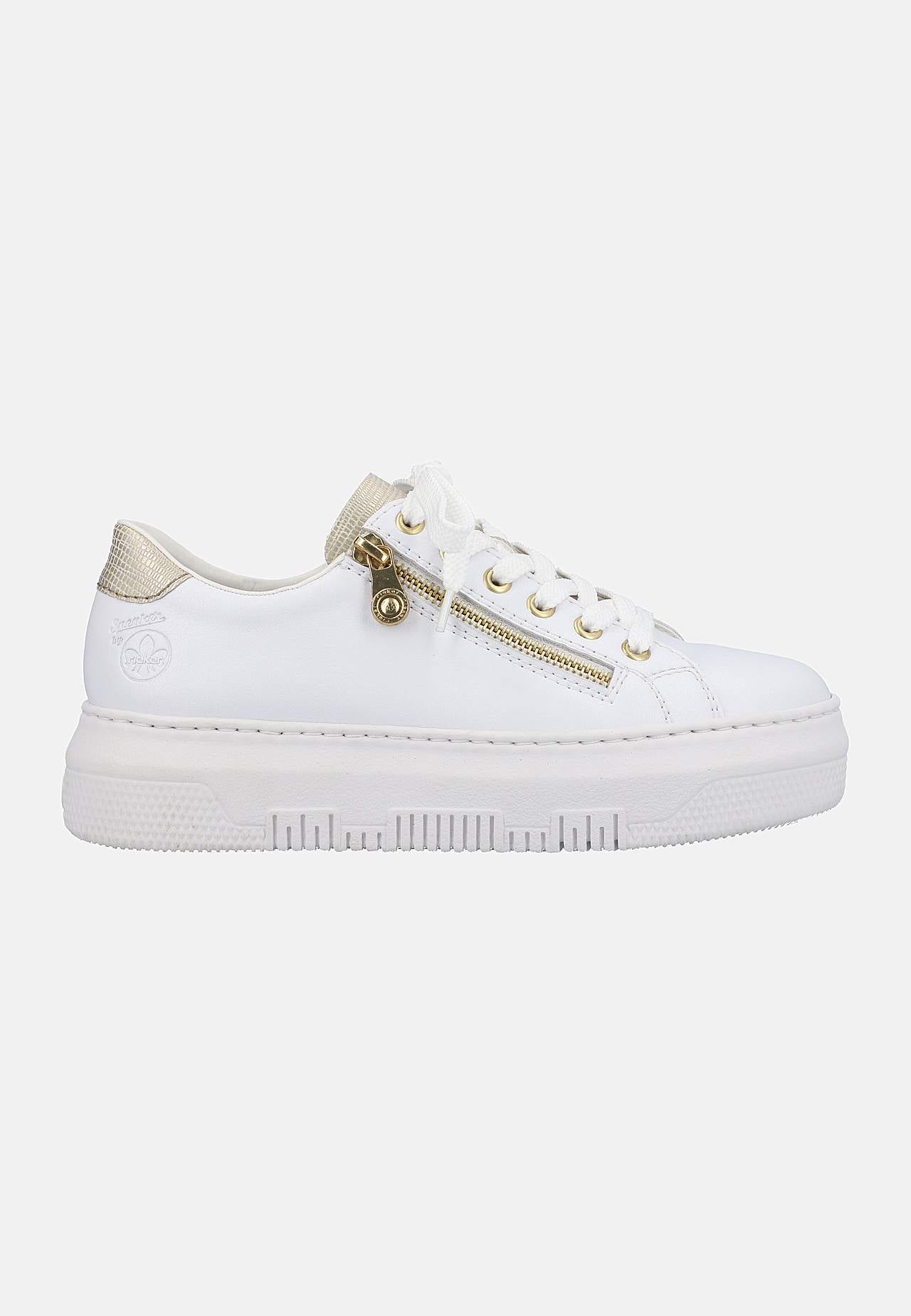 Sneakers med gyldne detaljer