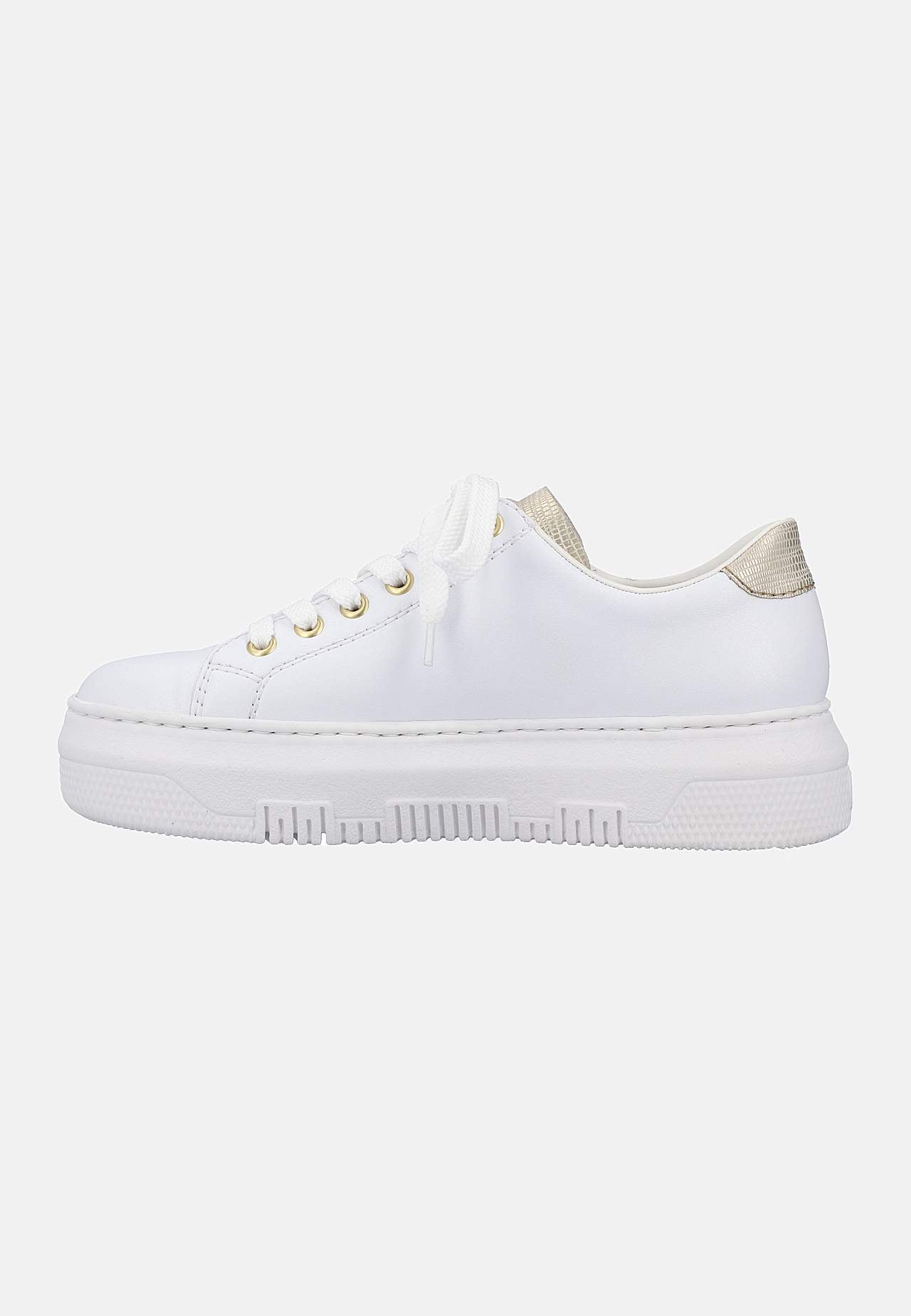 Sneakers med gyldne detaljer