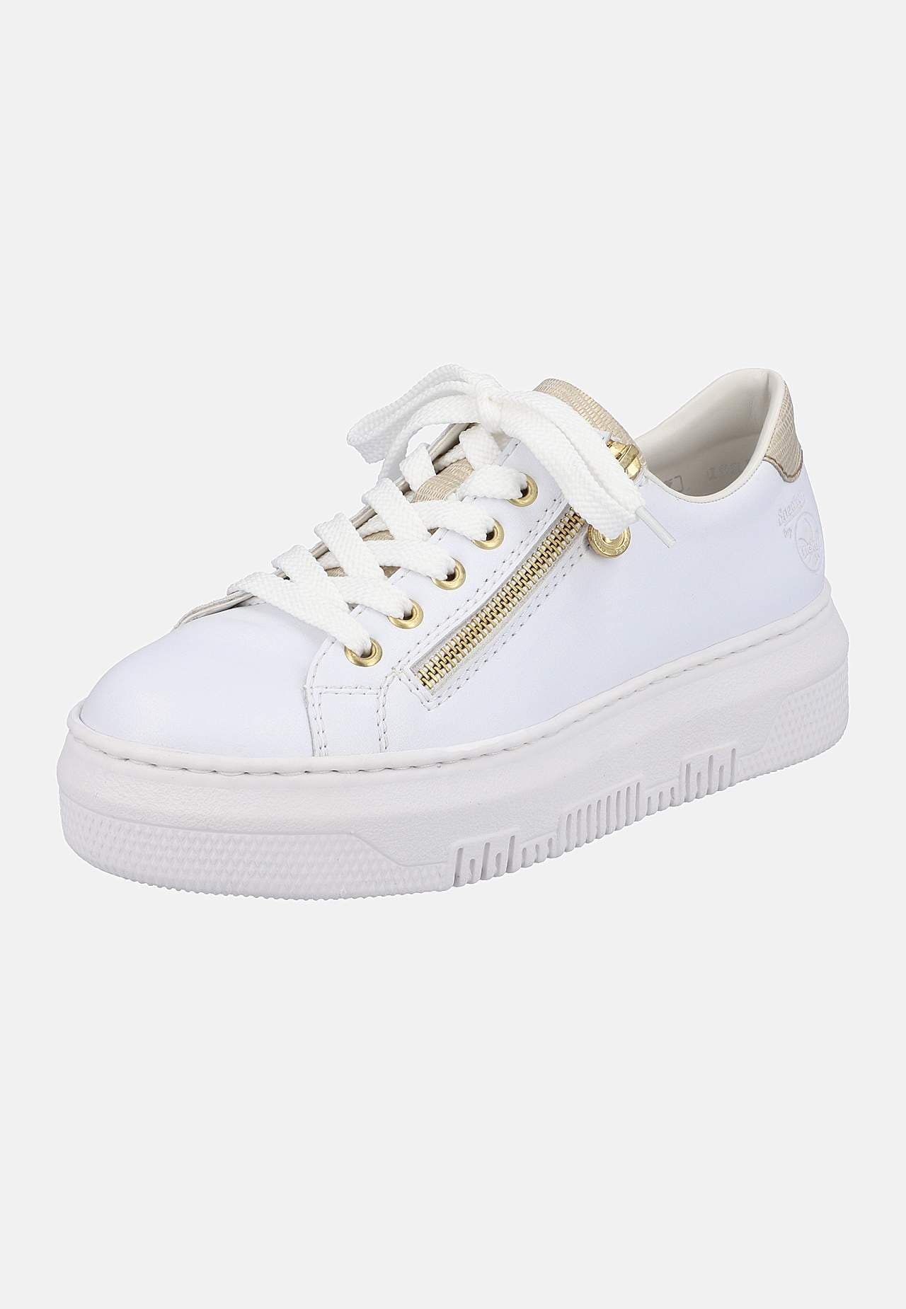 Sneakers med gyldne detaljer