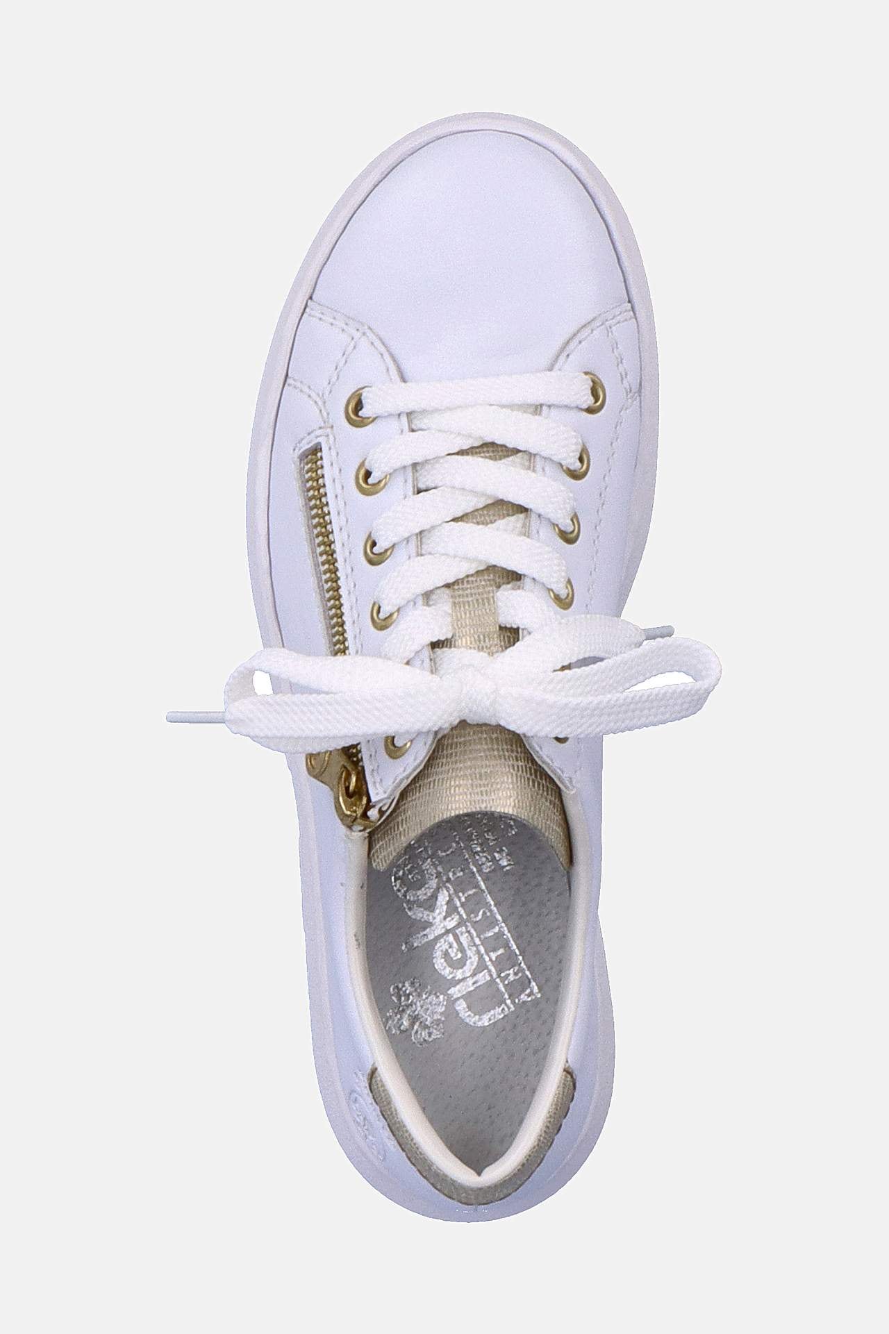 Sneakers med gyldne detaljer