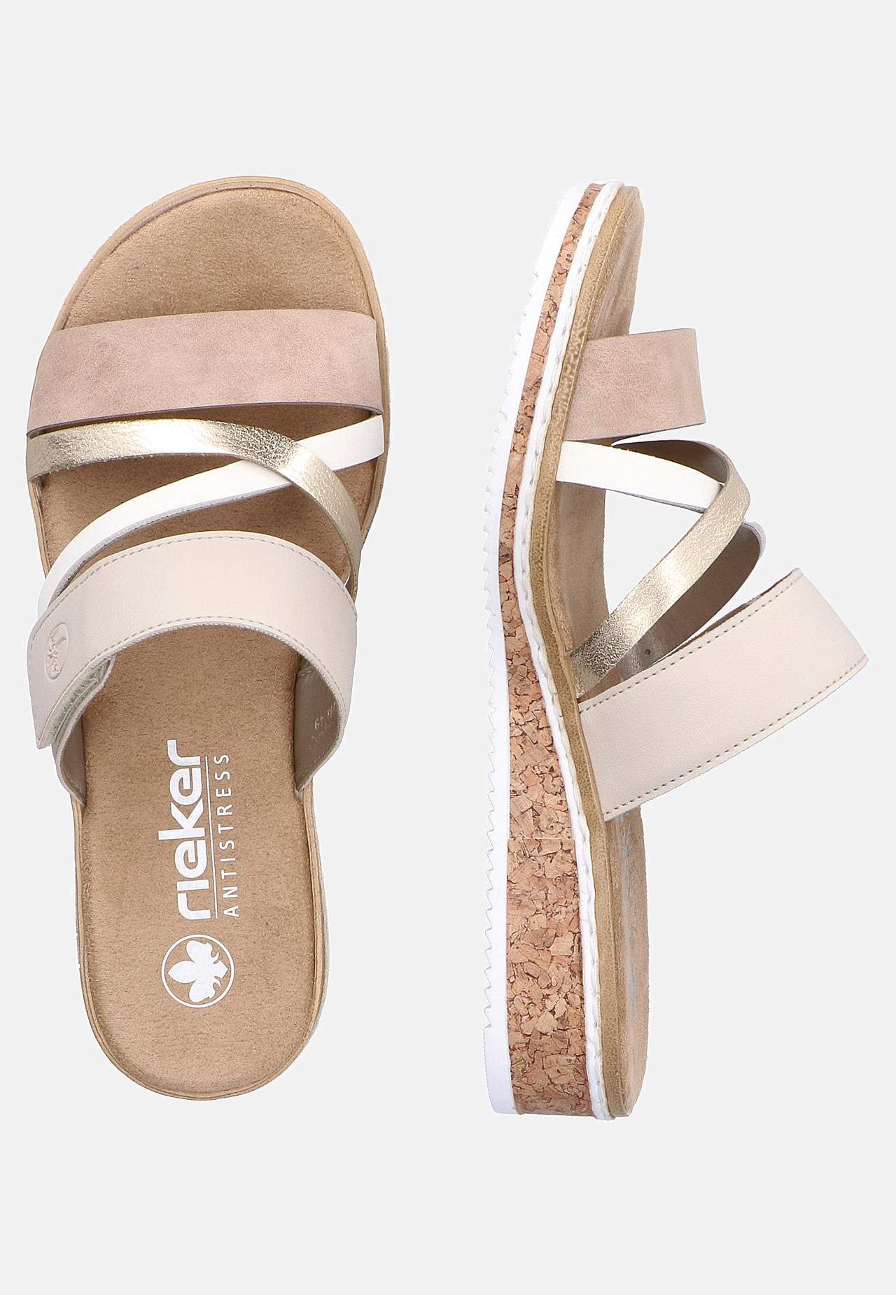 Sandal med dekorative remme