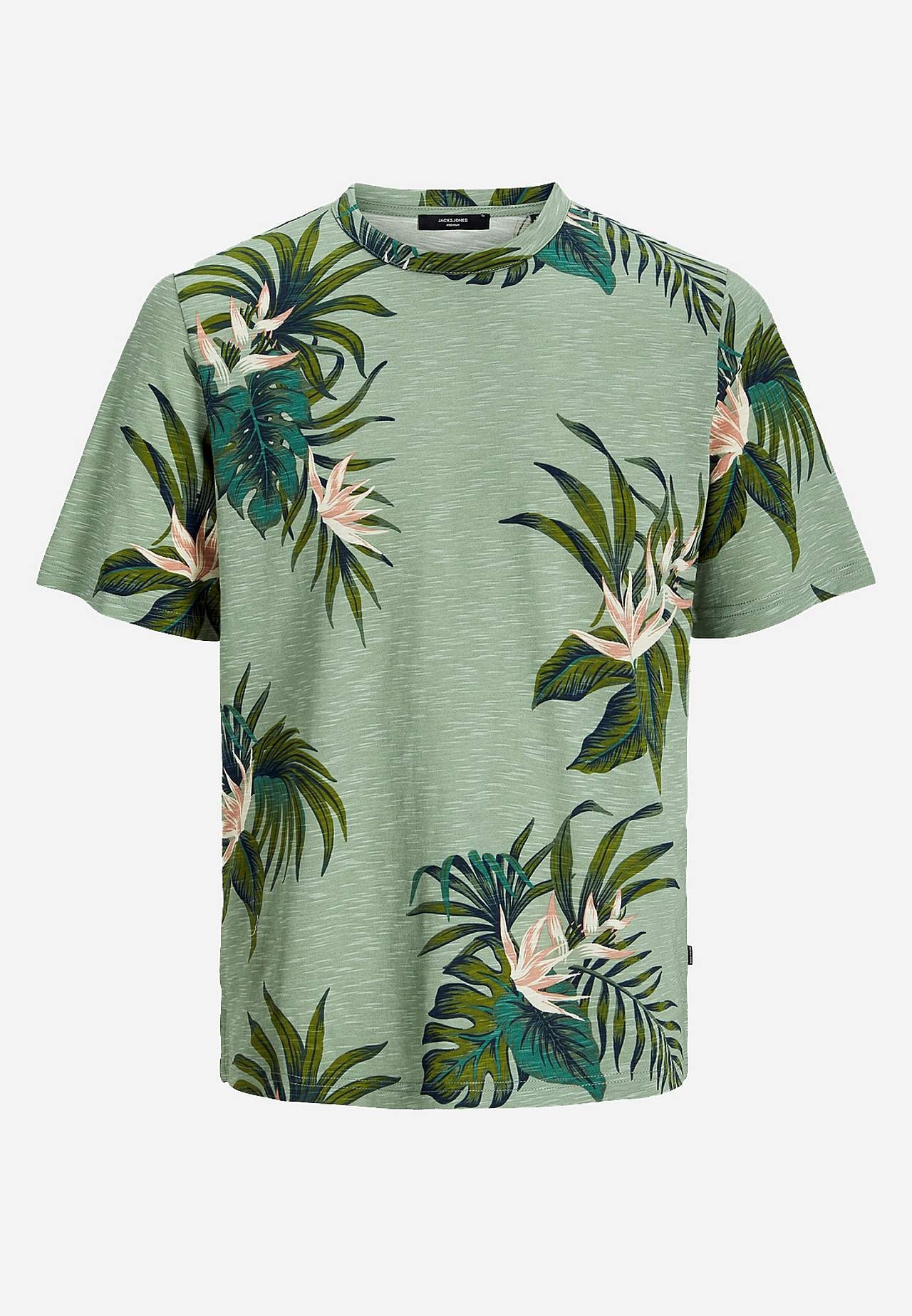 Bladmønstret t-shirt La Palma