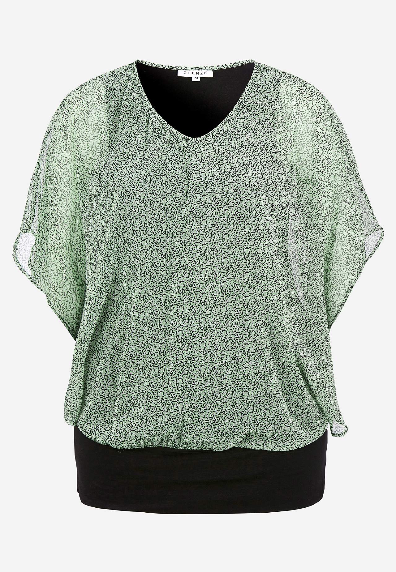 Bluse med brede ærmer Rivka