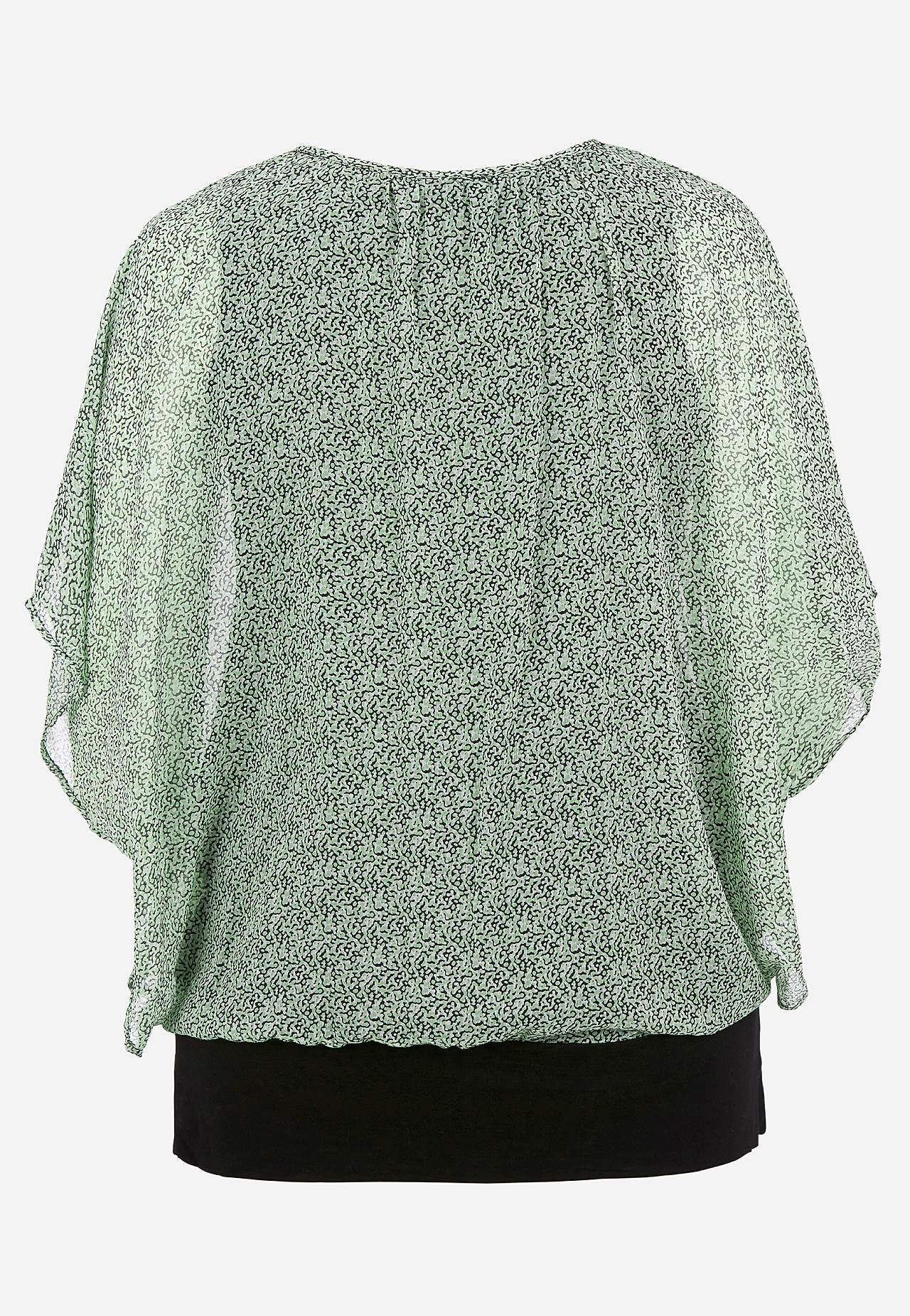 Bluse med brede ærmer Rivka