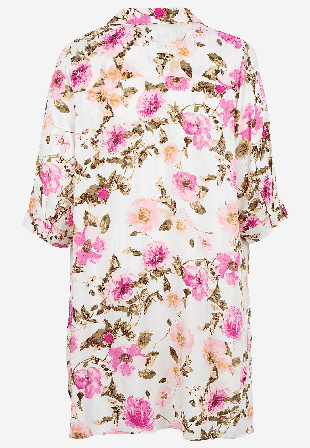 Skjortekjole med et blomstermønster Sarai