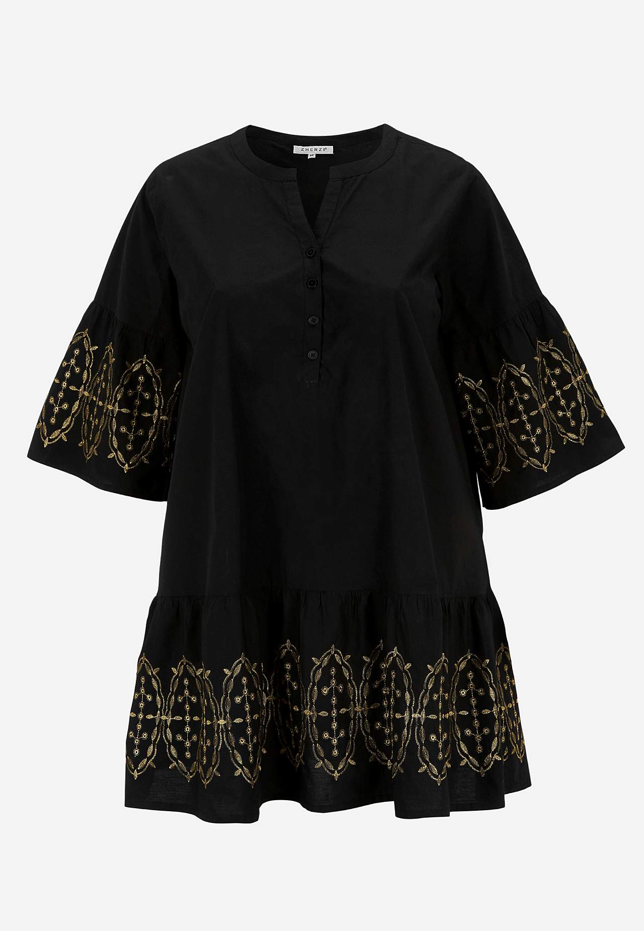 Tunika med broderidetalje Hallie