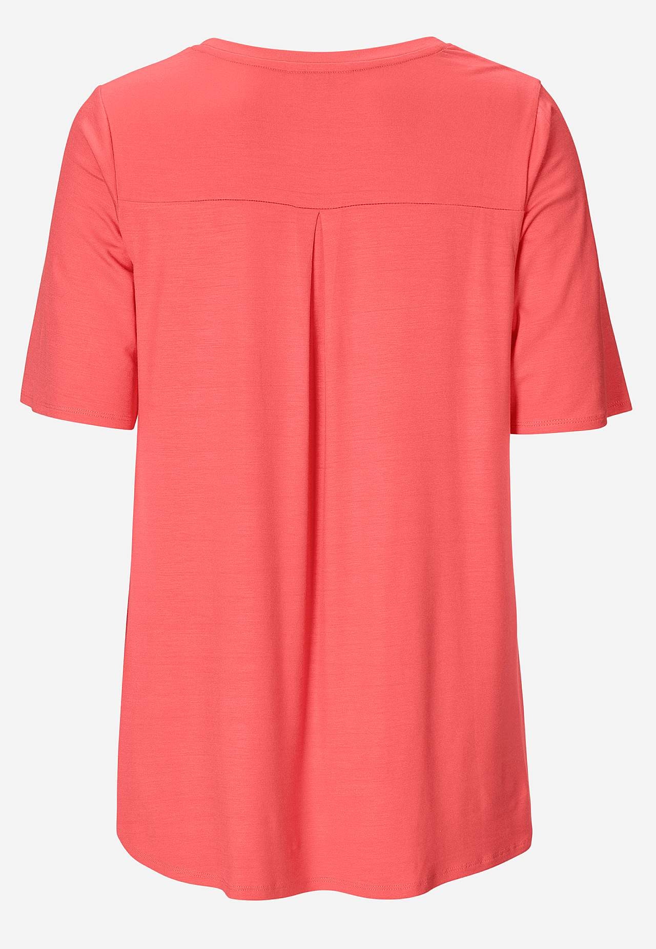 Jerseytop med korte ærmer
