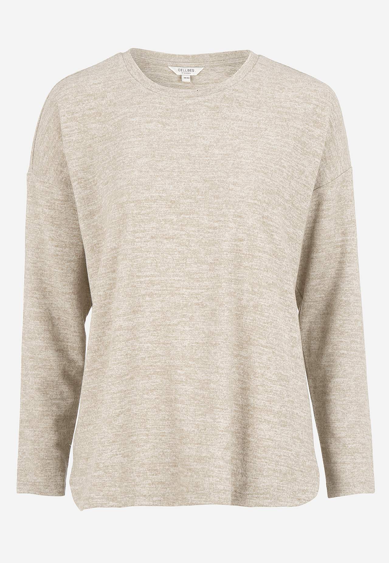 Superblød, langærmet jerseytop