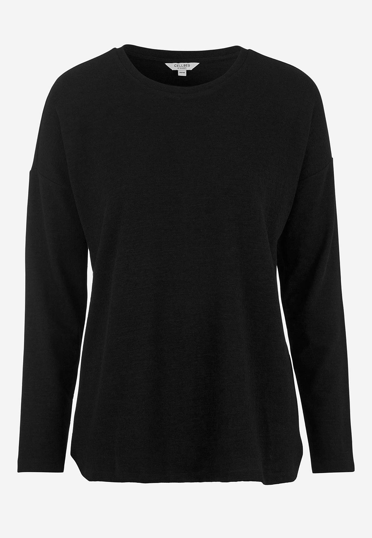 Superblød, langærmet jerseytop