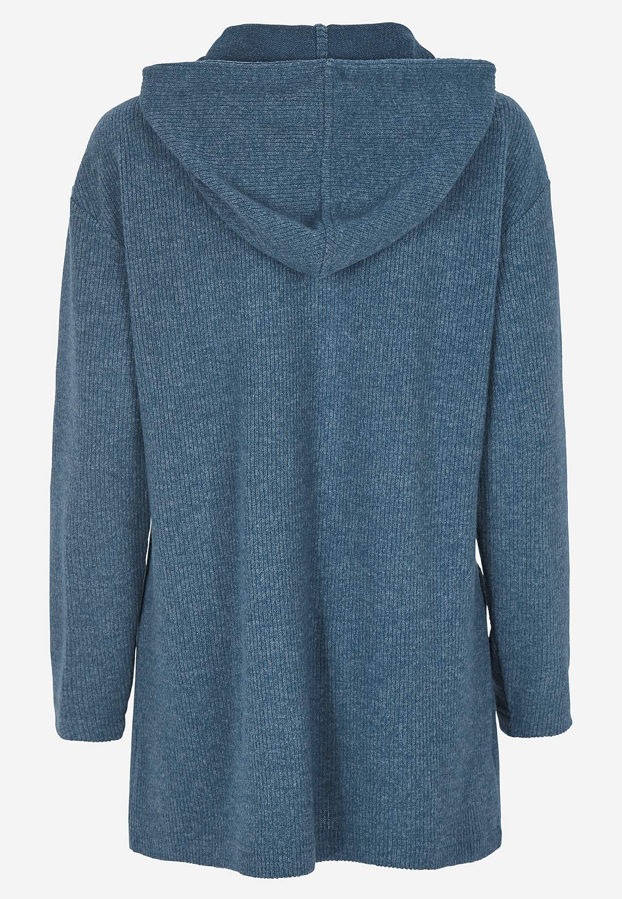 Superblød lang cardigan med lommer