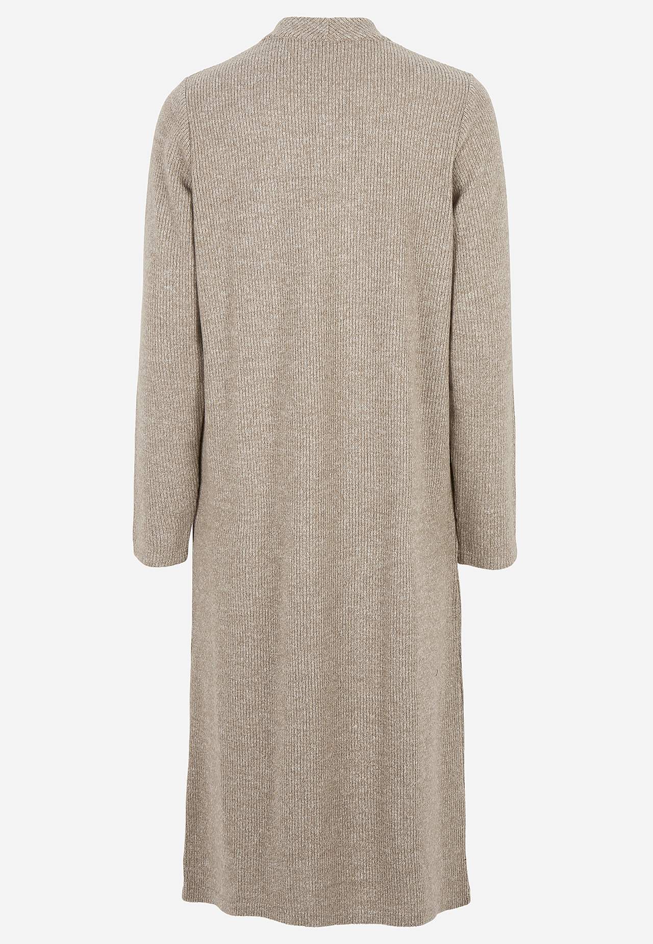 Superblød, lang cardigan med lommer