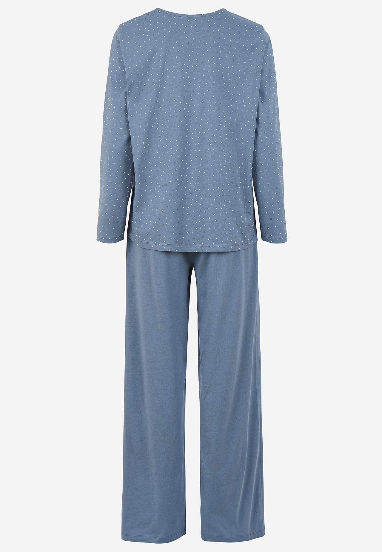 To-delt pyjamas med prikker