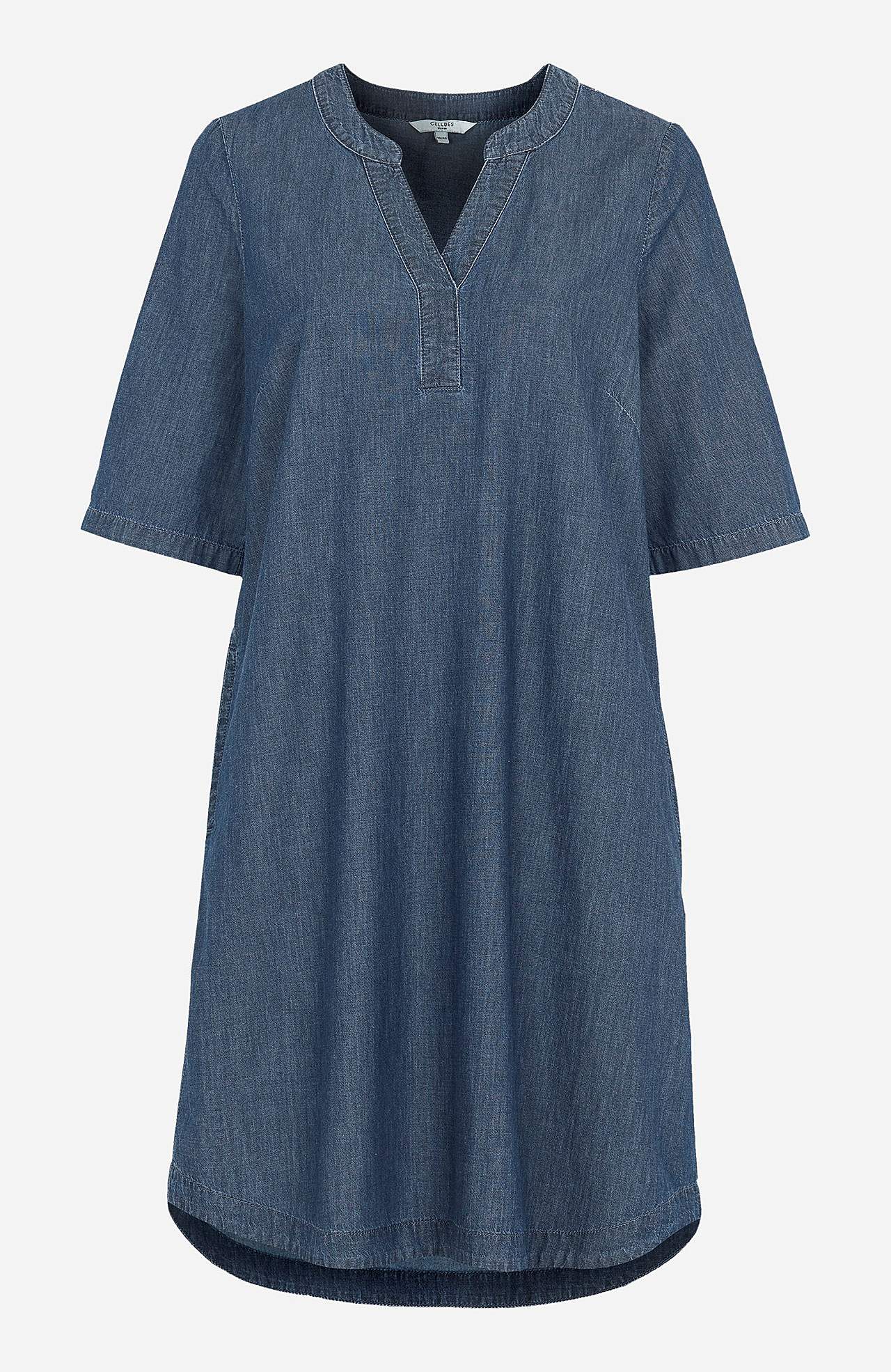 Cowboykjole i blødvasket denim