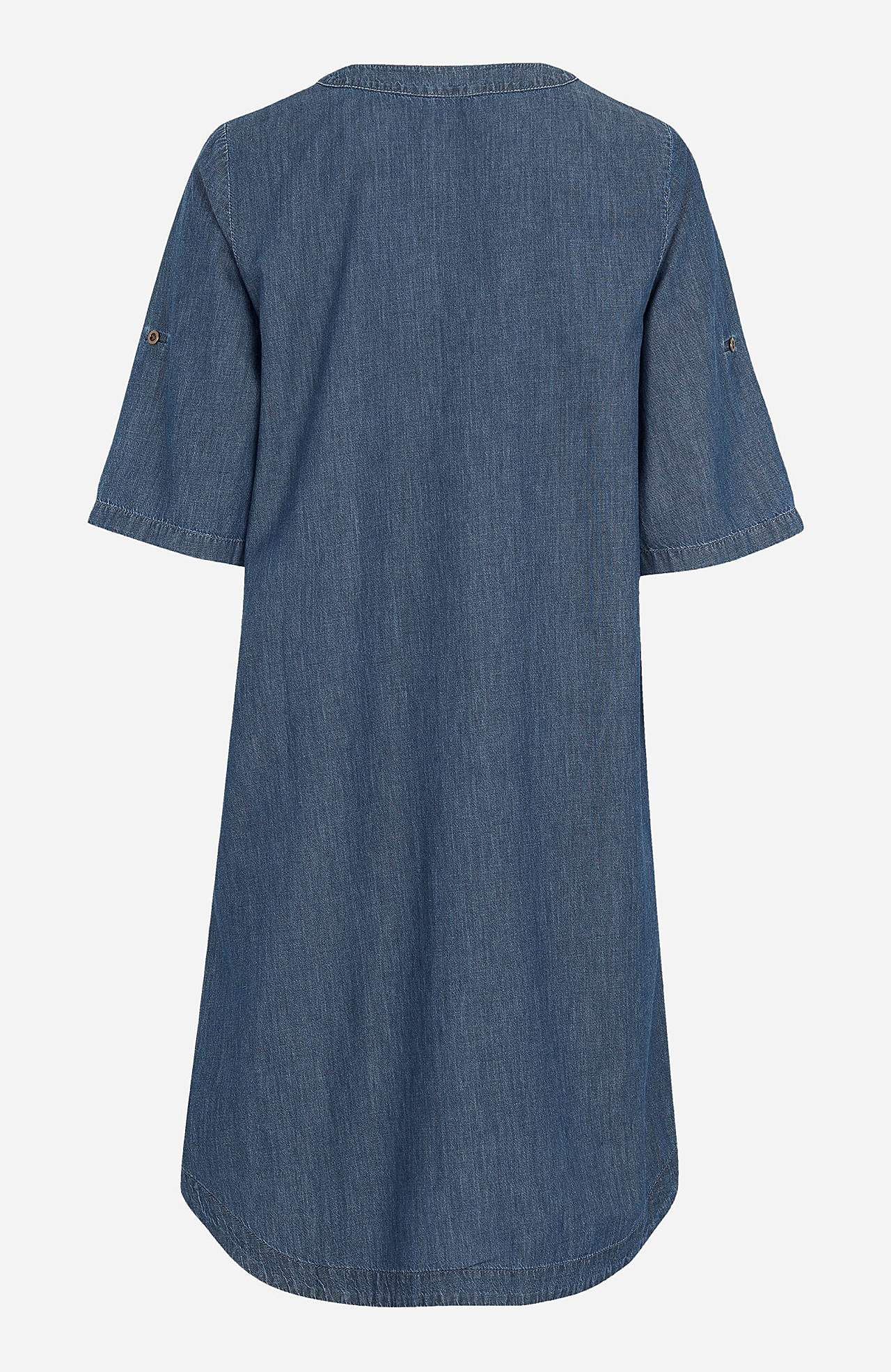 Cowboykjole i blødvasket denim