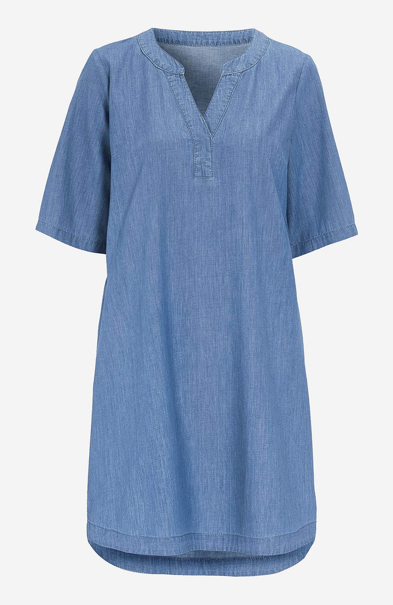 Cowboykjole i blødvasket denim