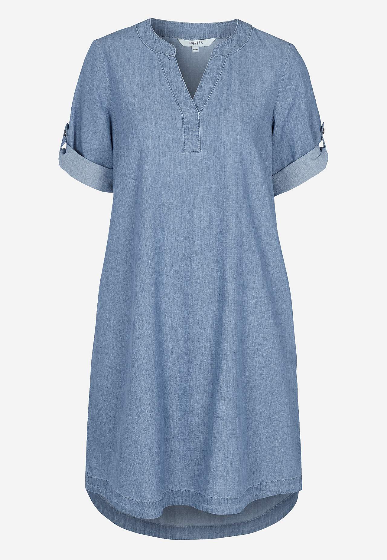 Cowboykjole i blødvasket denim