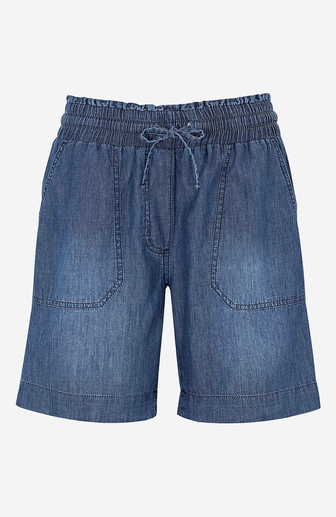 Shorts i vasket denim Jade