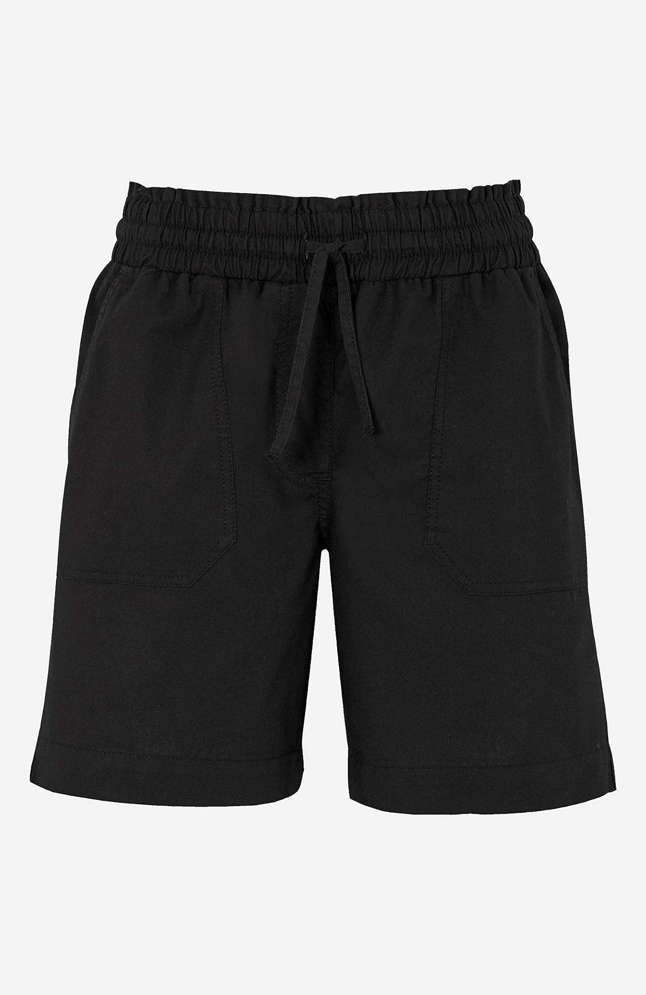Shorts i vasket bomuld Jade