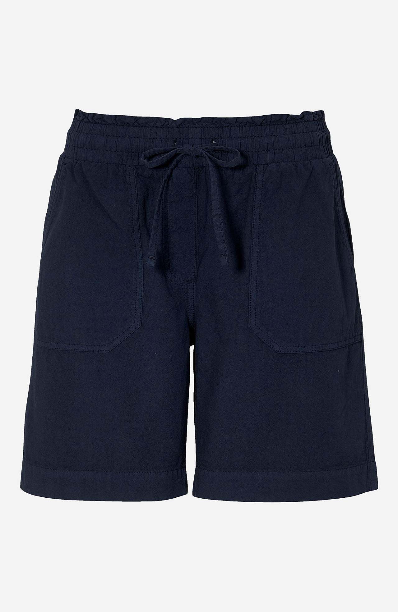 Shorts i vasket bomuld Jade