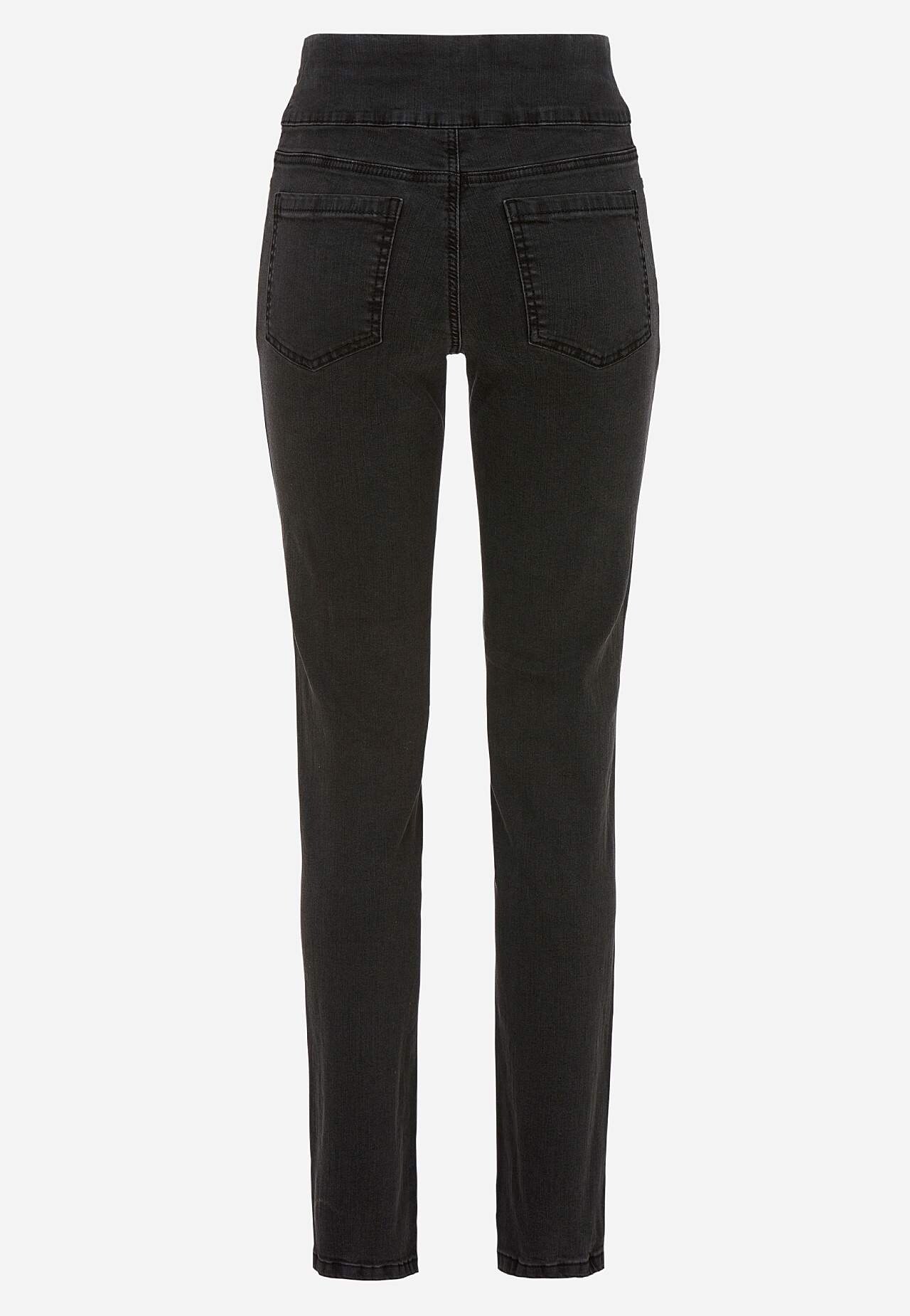 Elastisk jegging med høj elastisk talje