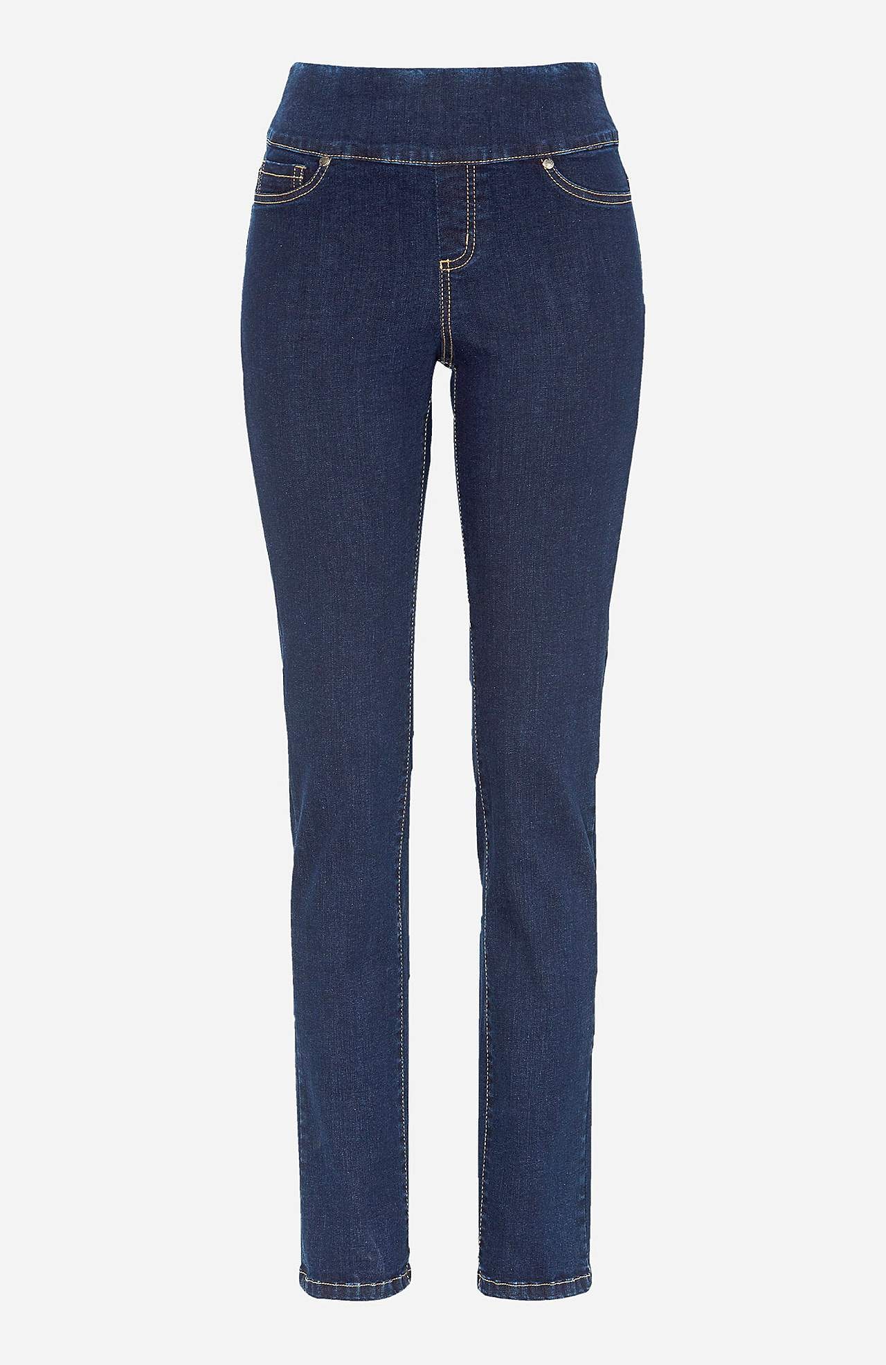 Elastisk jegging med høj elastisk talje