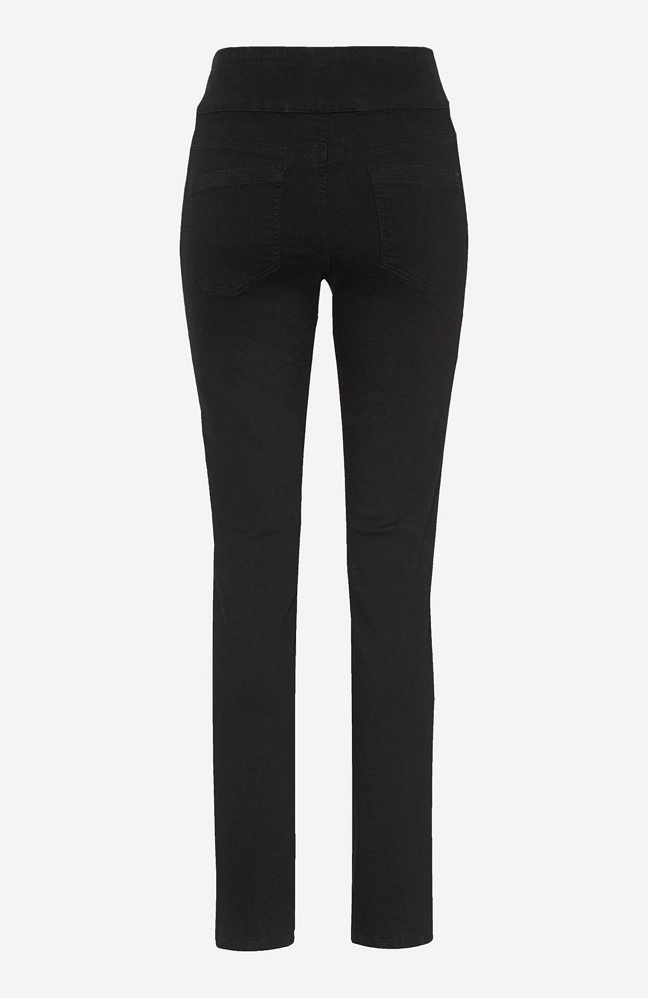 Elastisk jegging med høj elastisk talje