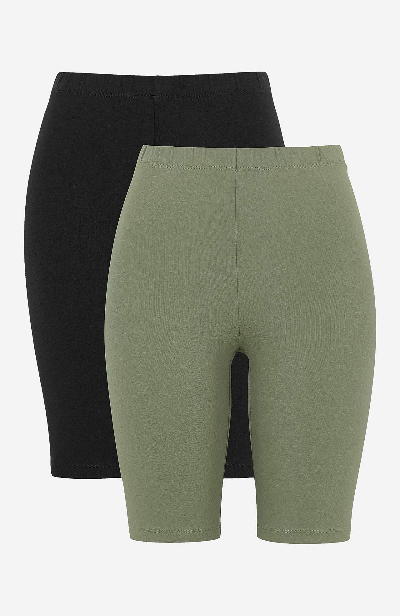 Komfortable cykelshorts i økologisk bomuld Tindra 2-pack