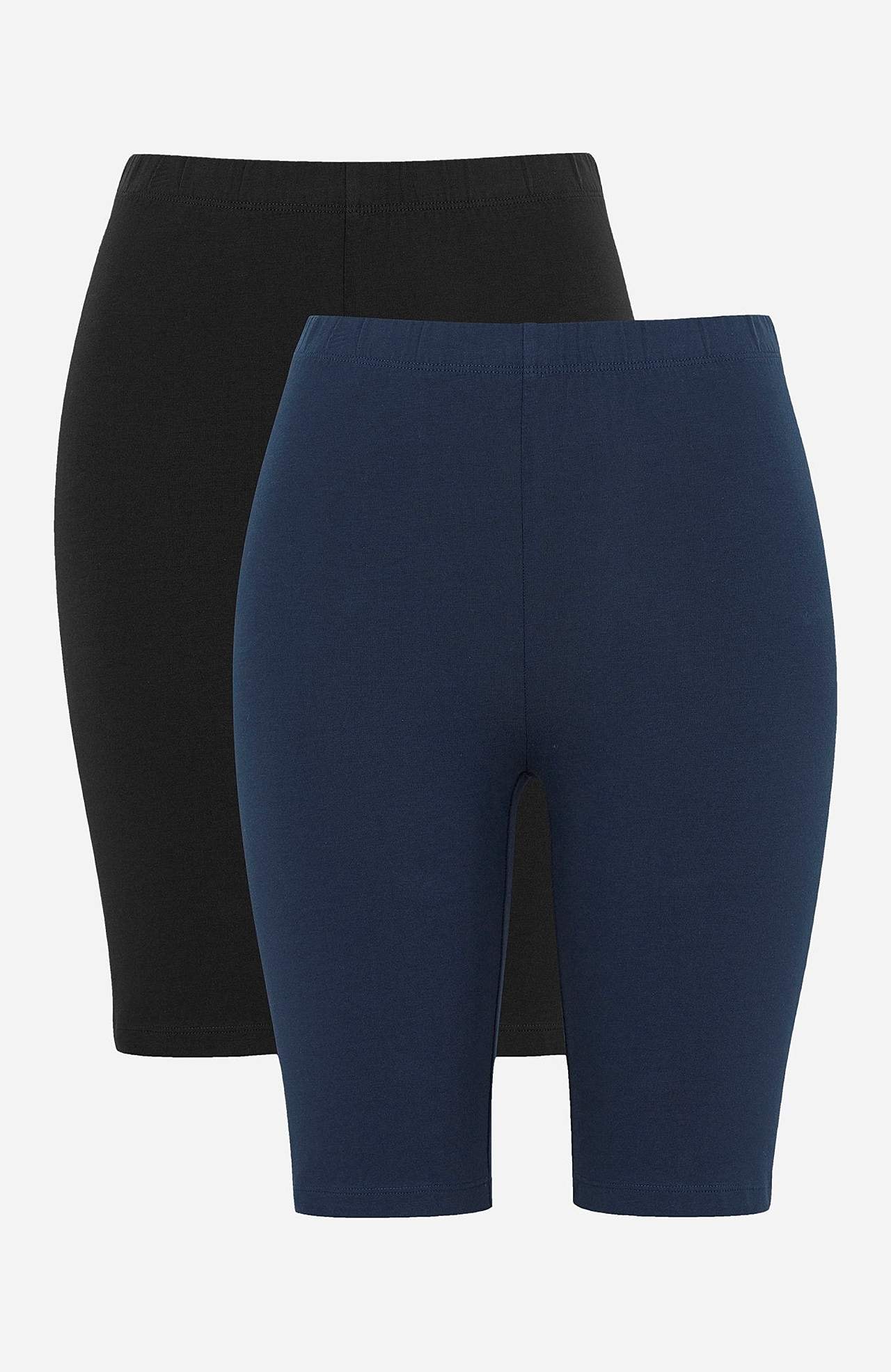Komfortable cykelshorts i økologisk bomuld Tindra 2-pack