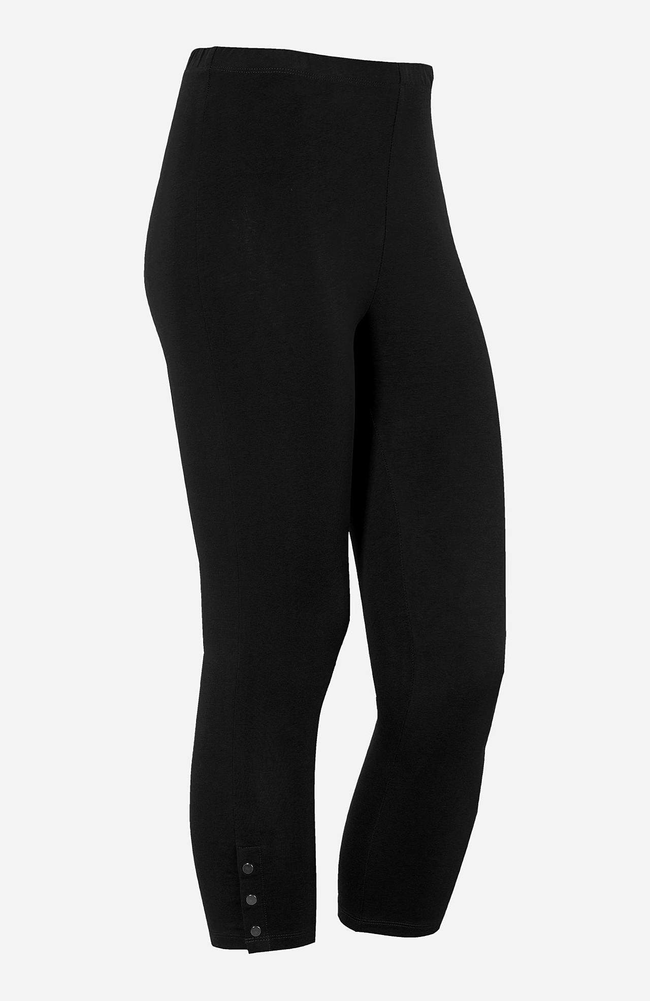 Capri leggings med dejlige knapdetaljer Milly 2-pack