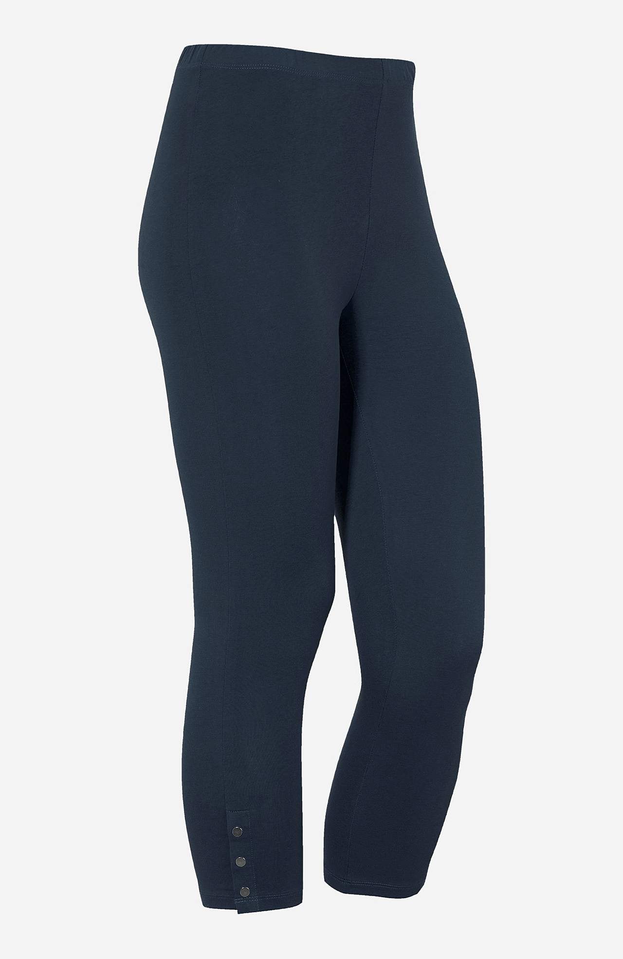 Capri leggings med dejlige knapdetaljer Milly 2-pack