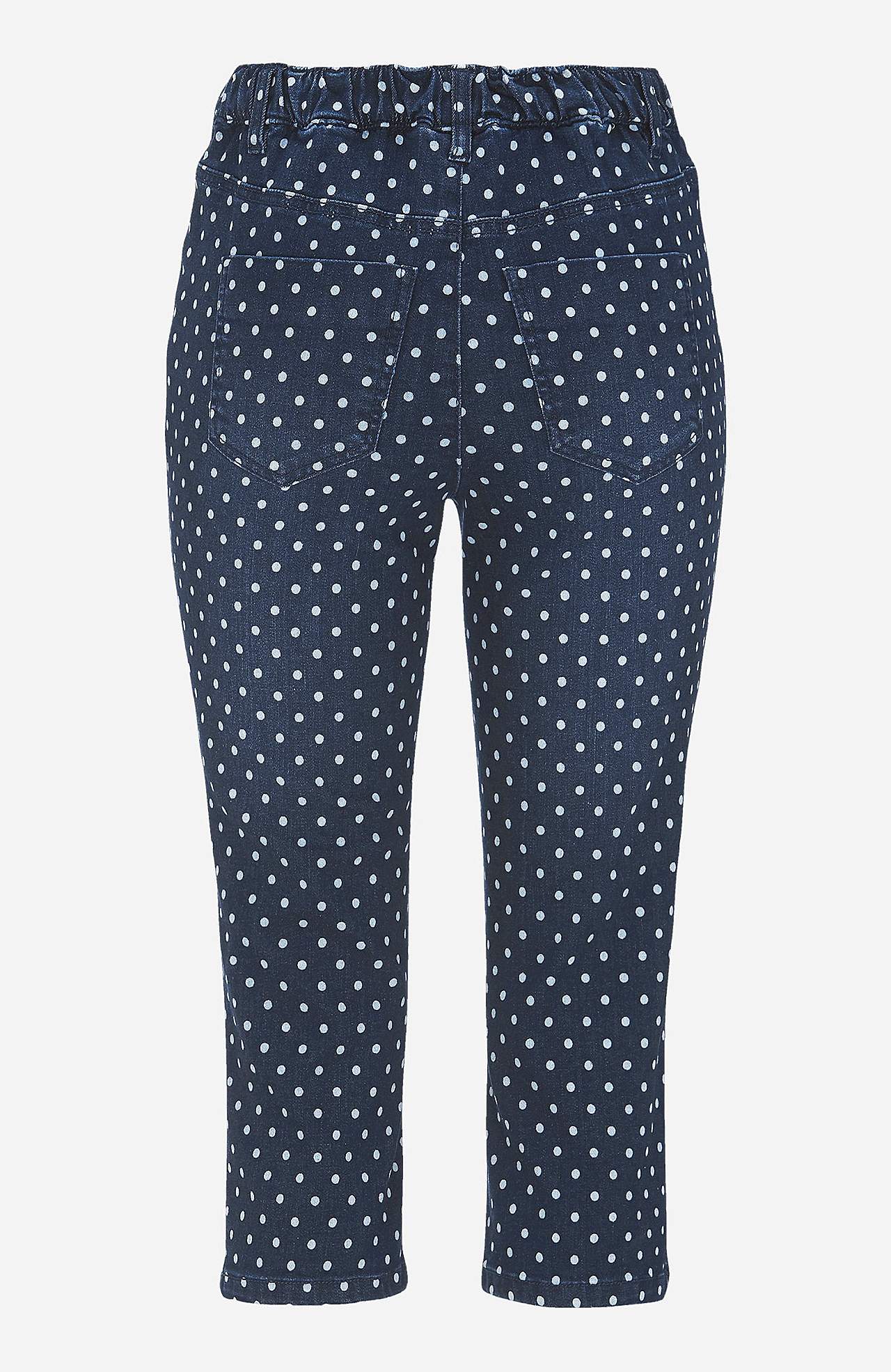 Komfortable, prikkede caprijeggings
