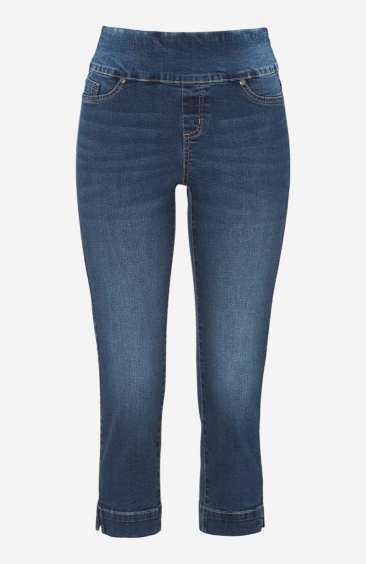 Superkomfortable caprijeggings i denim Elin