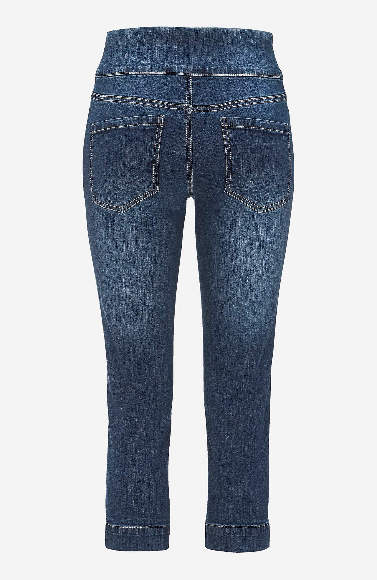 Superkomfortable caprijeggings i denim Elin