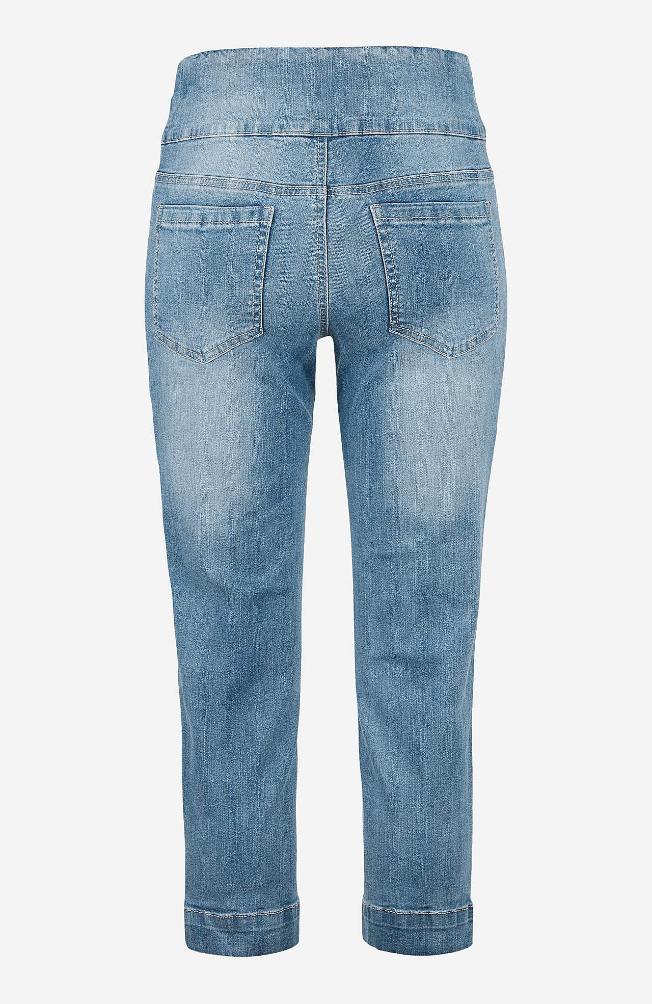 Superkomfortable caprijeggings i denim Elin