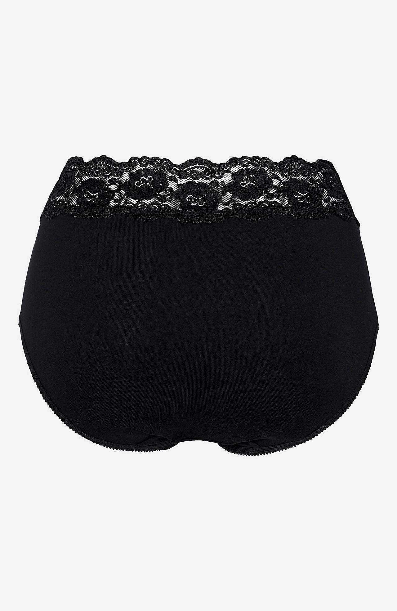 Miditrusse i bomuld 4-pack
