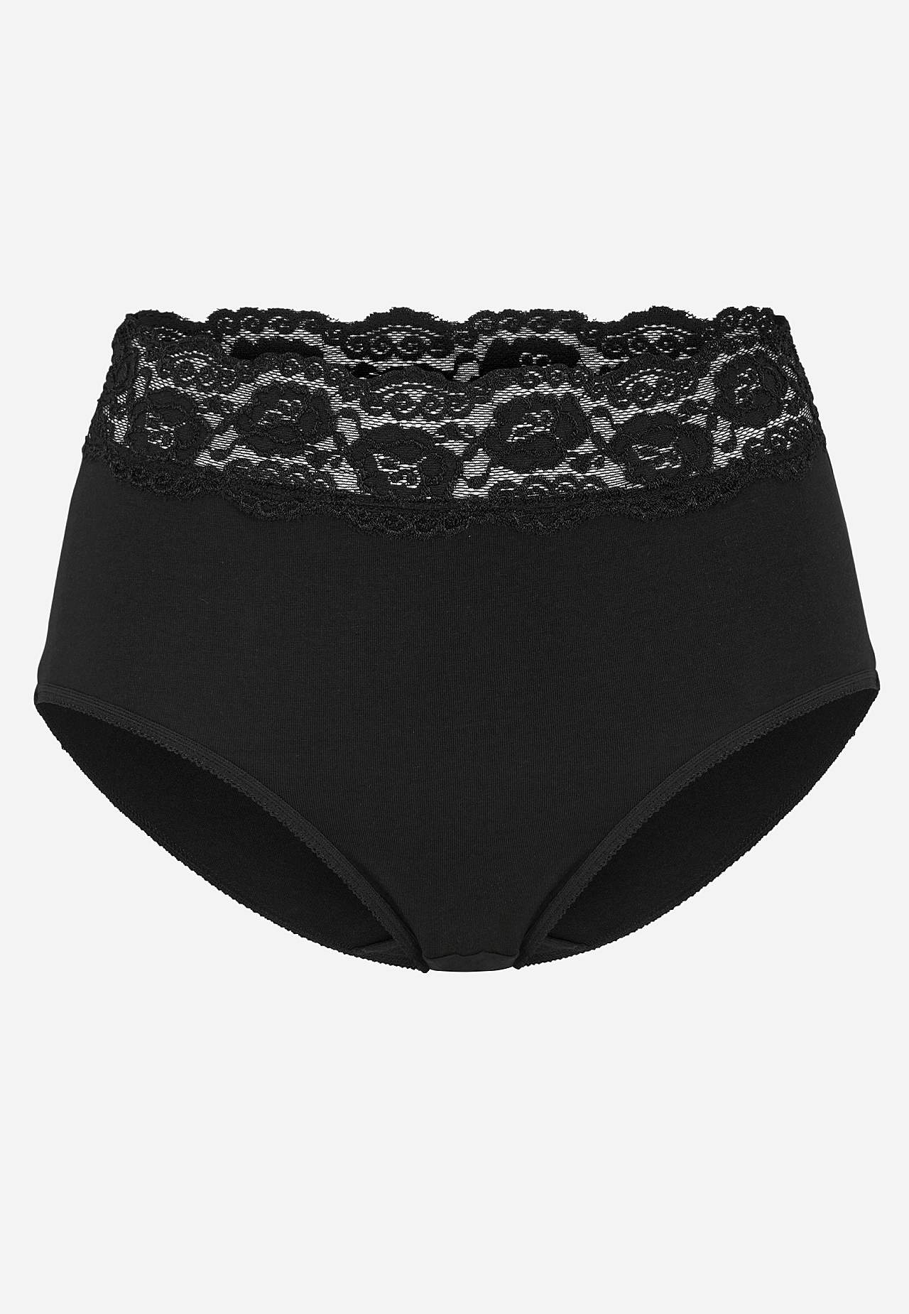 Miditrusse i bomuld 4-pack