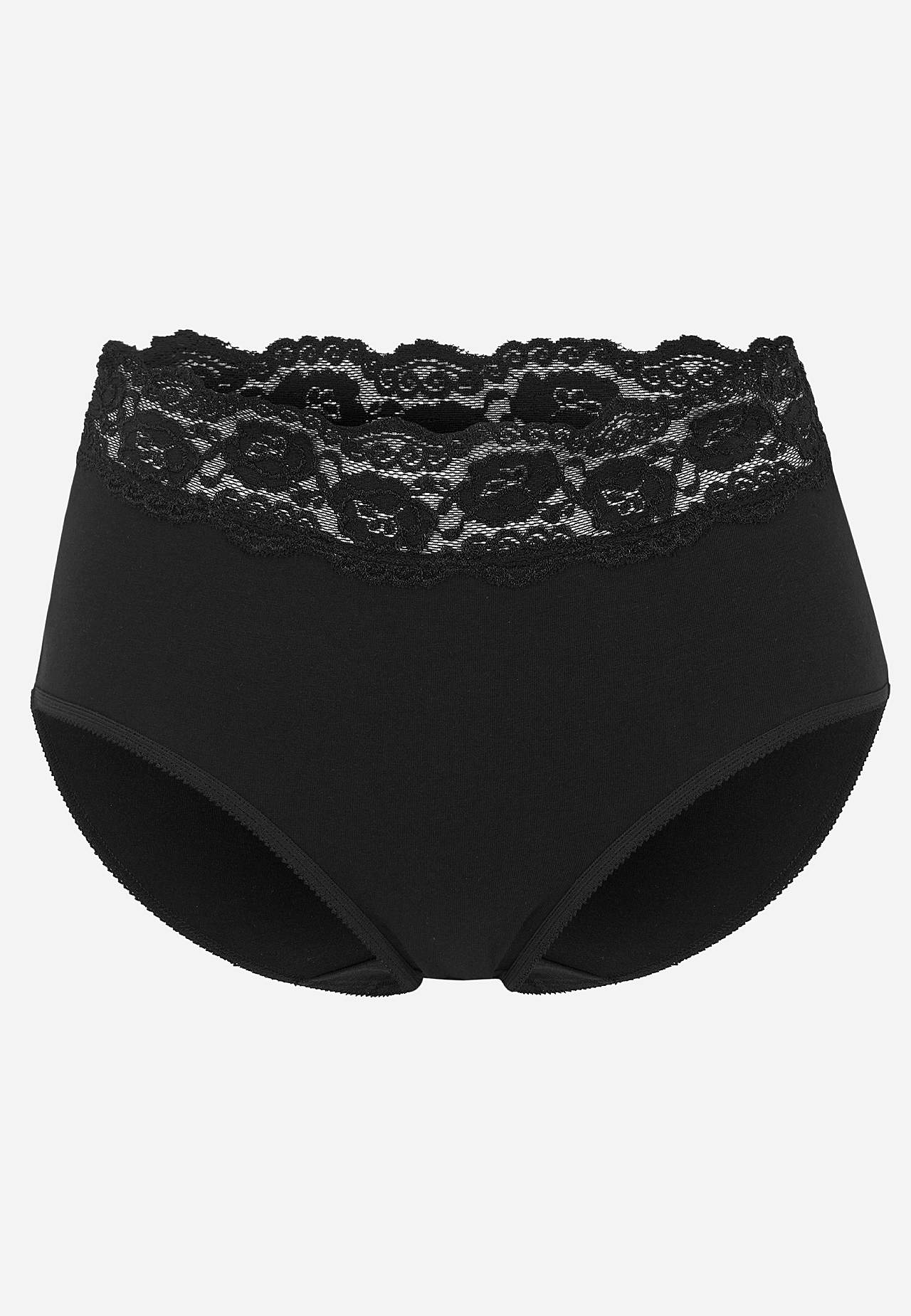 Miditrusse i bomuld 4-pack