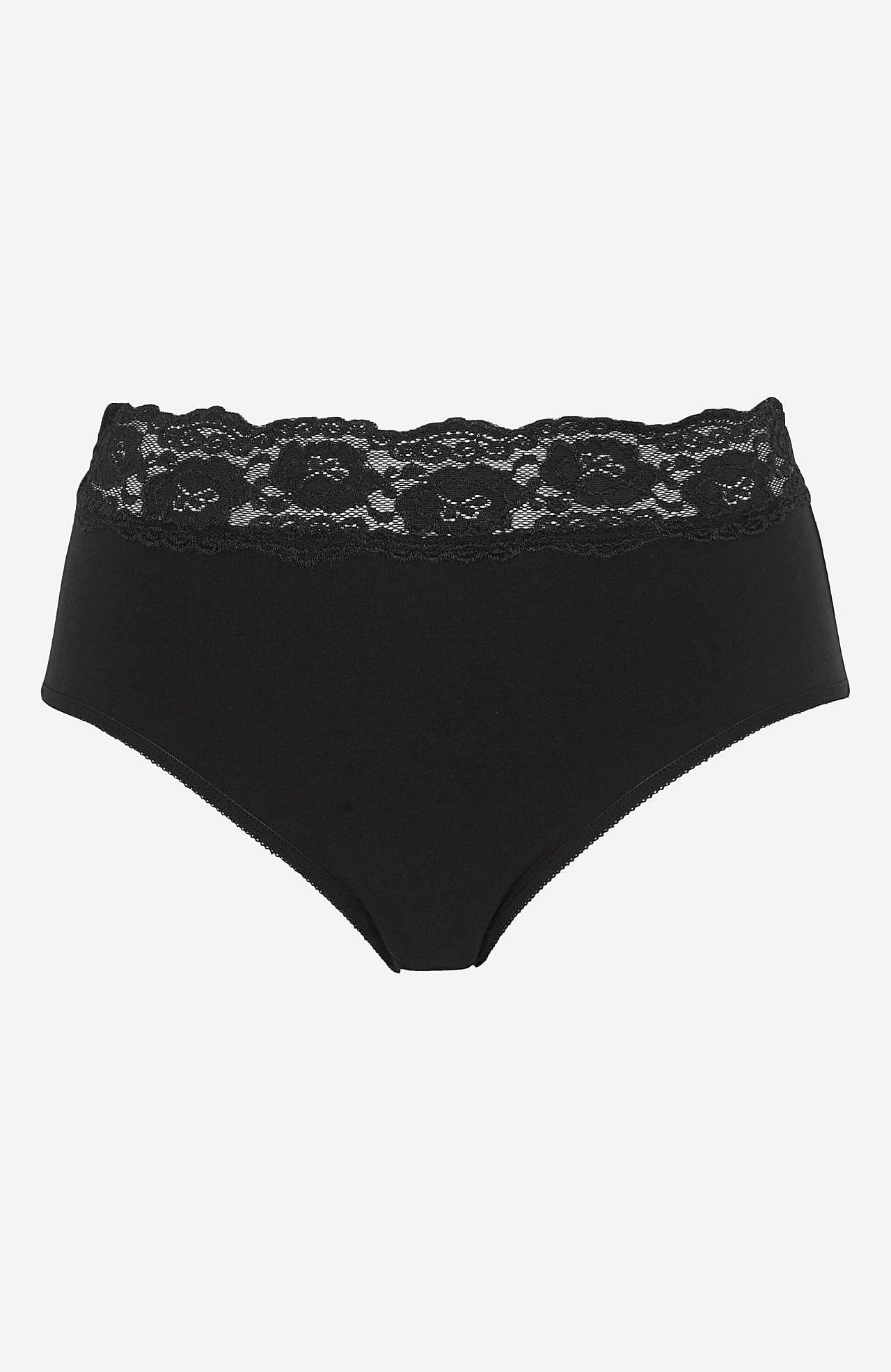 Miditrusse i bomuld 4-pack