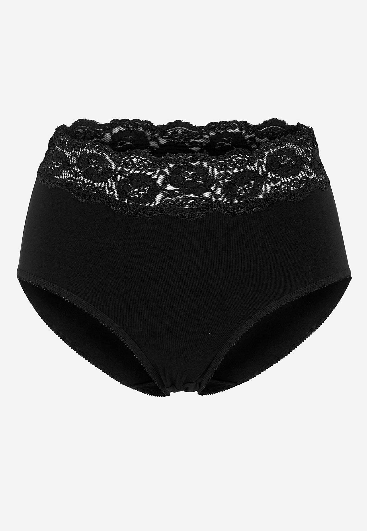 Miditrusse i bomuld 4-pack