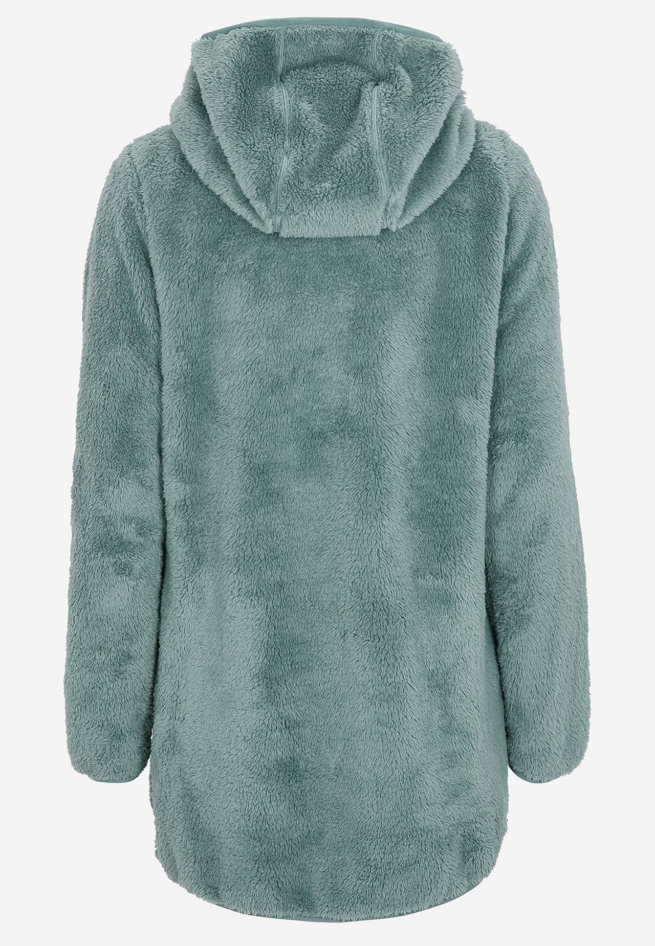 Hyggelig fleecejakke med hætte