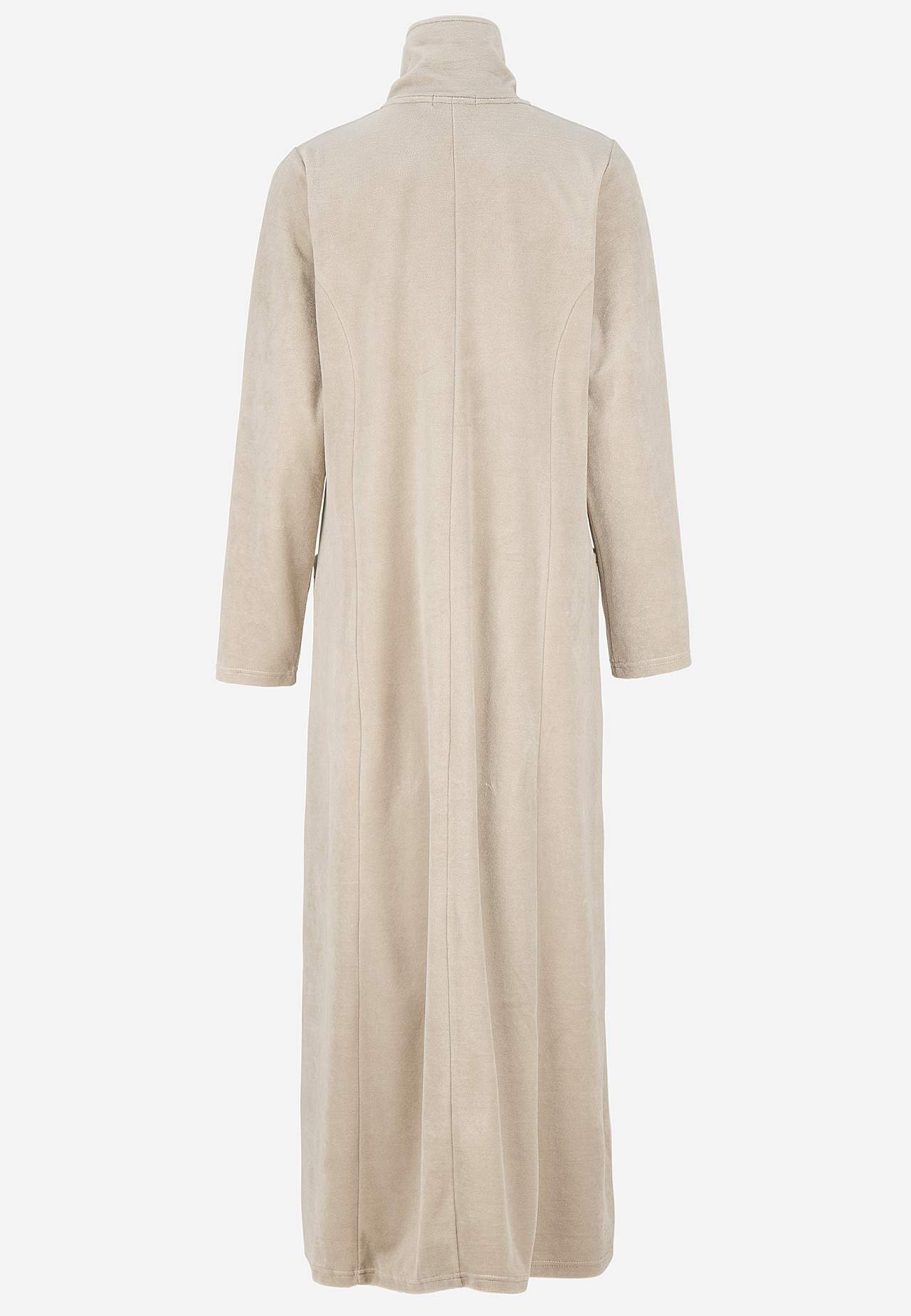 Velour, lang morgenkåbe