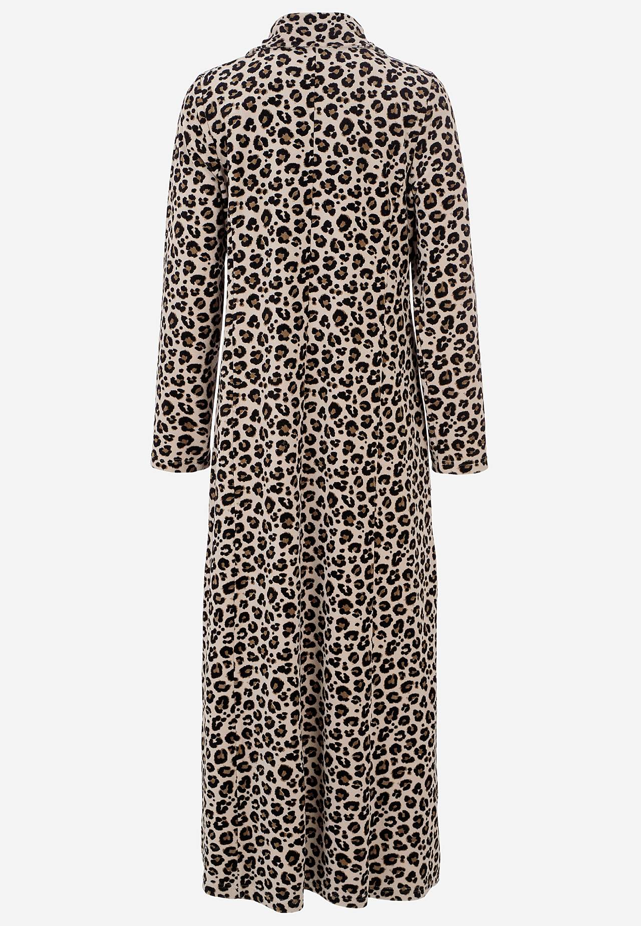 Velour, lang morgenkåbe Wilma