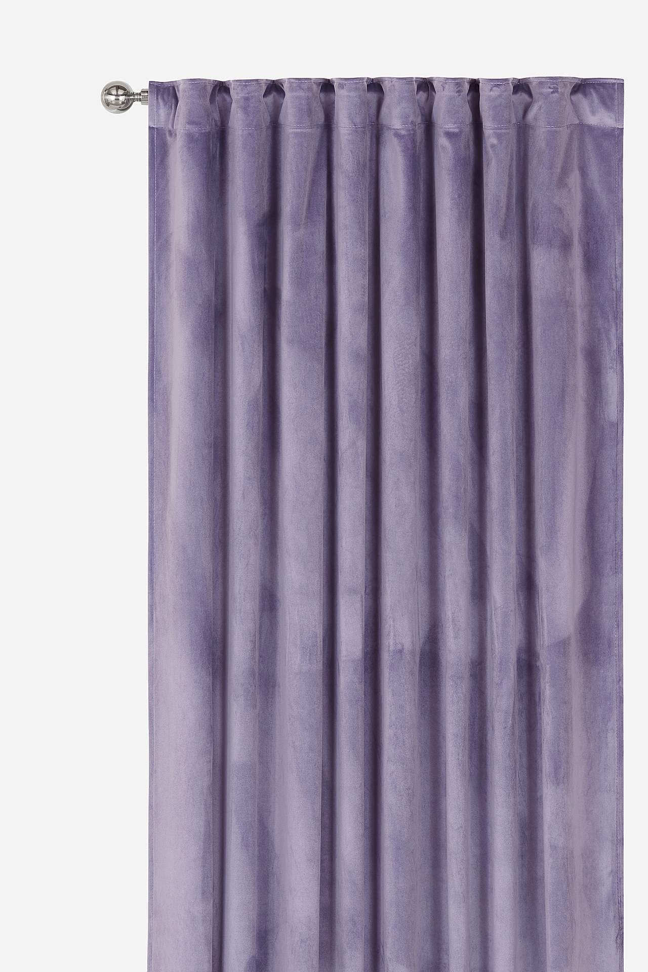 Gardinlængde fløjl 2-pack