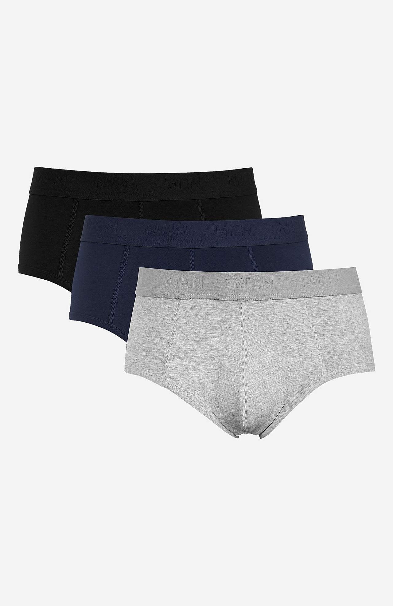 Underbukser i blød bomuld David 3-pack