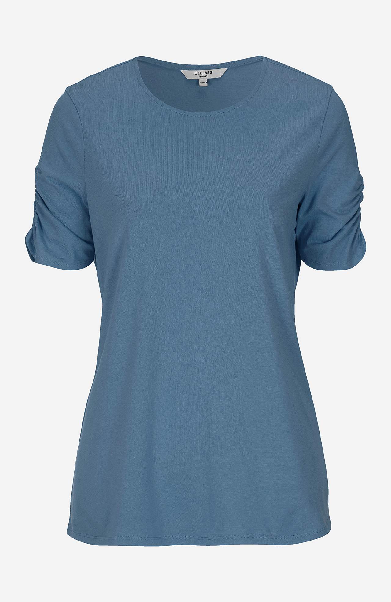 Jerseytop med rynkede ærmer Amelia 2-pack