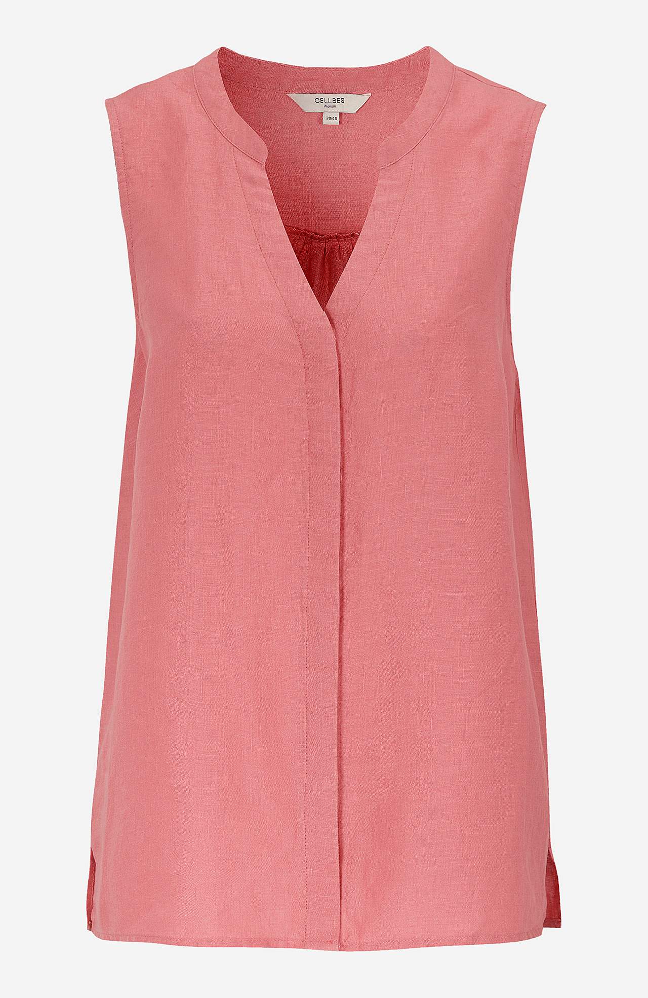 Hørbluse Premium med ærmeløst design