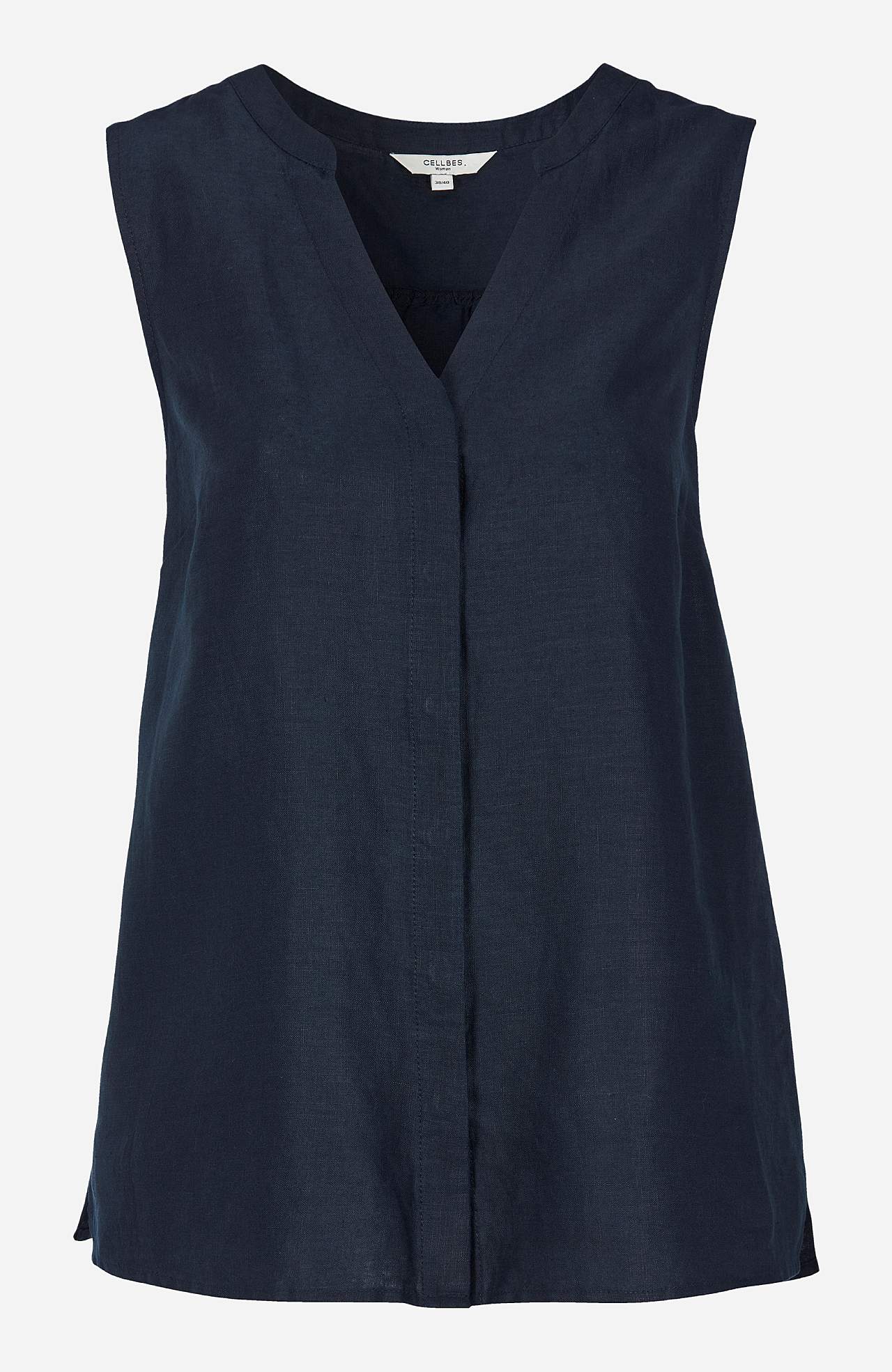Hørbluse Premium med ærmeløst design