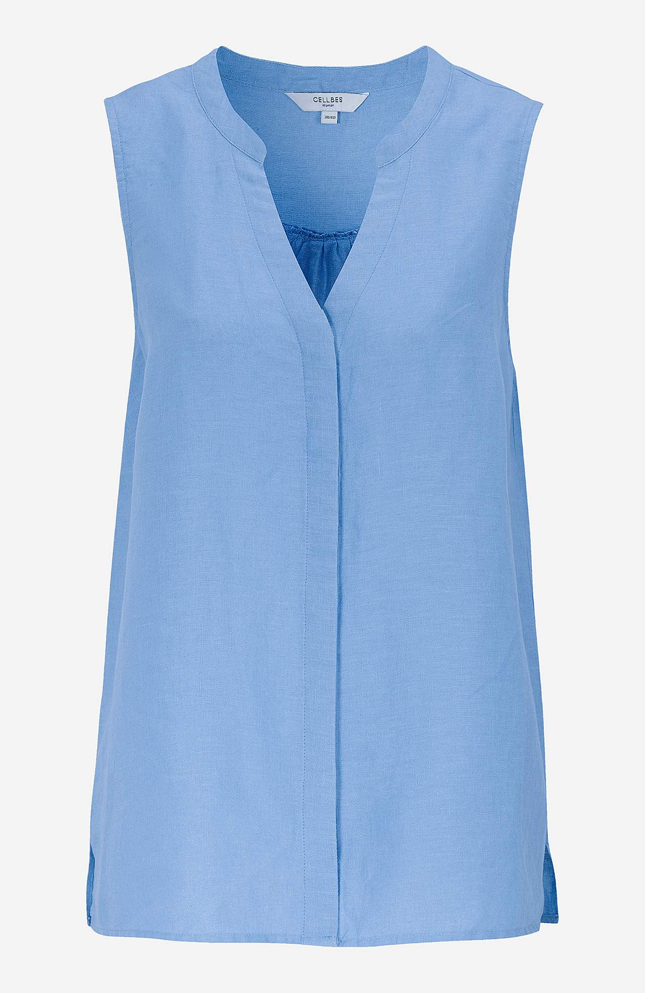 Hørbluse Premium med ærmeløst design