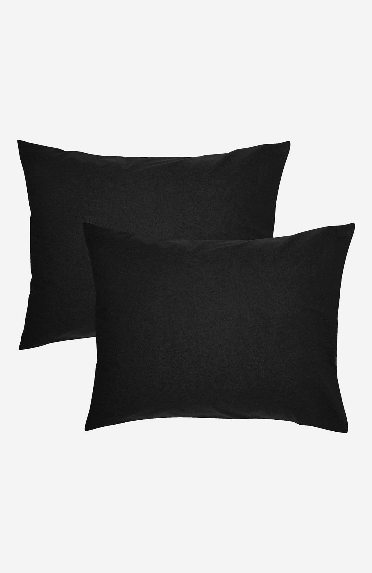 Ensfarvet pudebetræk 50x60 cm 50x60 cm