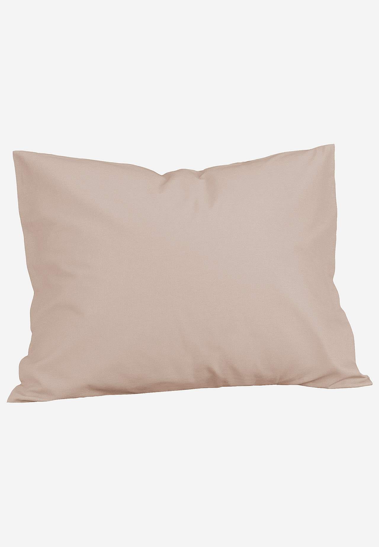 Ensfarvet pudebetræk 50x60 cm 50x60 cm 2-pack